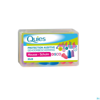 Quies protection auditive mousse disco 3 paires