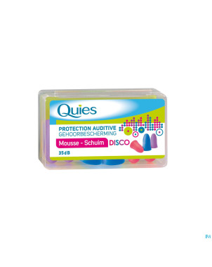 Quies protection auditive mousse disco 3 paires
