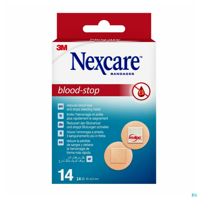 Nexcare 3m bloodstop spots    14 n1714ns