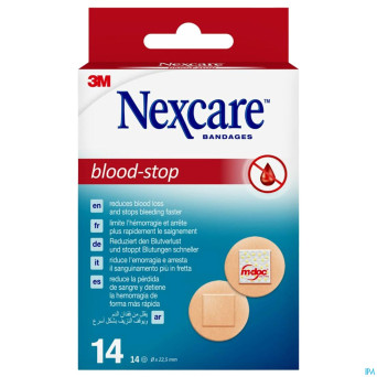 Nexcare 3m bloodstop spots    14 n1714ns