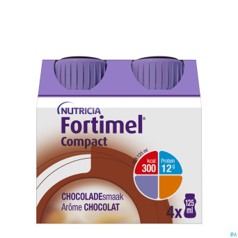 Fortimel compact chocolat   4x125ml