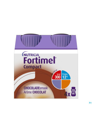 Fortimel compact chocolat   4x125ml