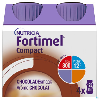 Fortimel compact chocolat   4x125ml