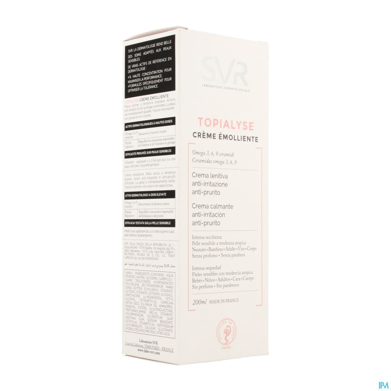 Topialyse creme emolliente tube 200ml