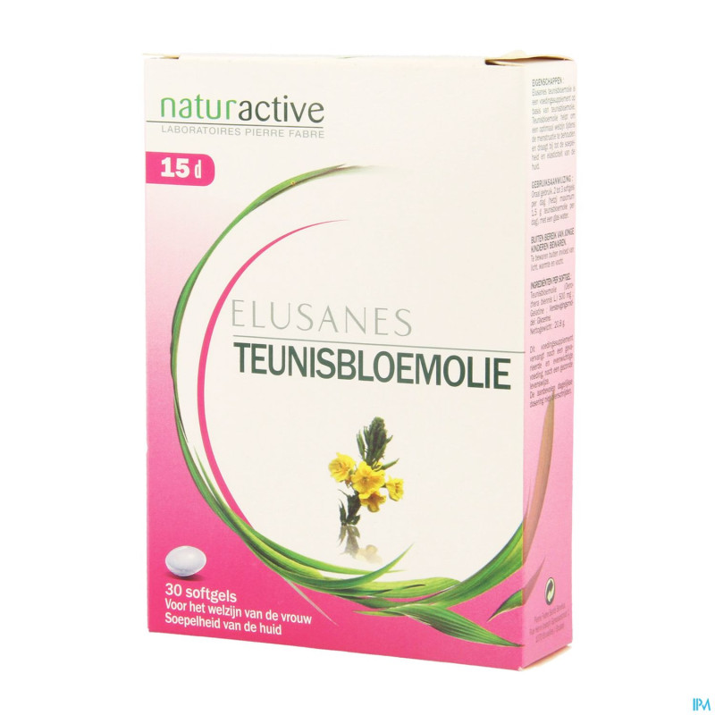 Elusanes huile onagre blister caps 30