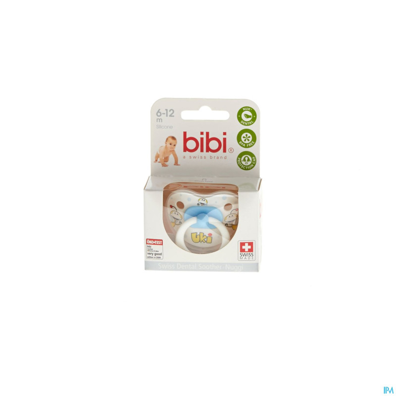 Bibi sucette uki blanc '11 6mois