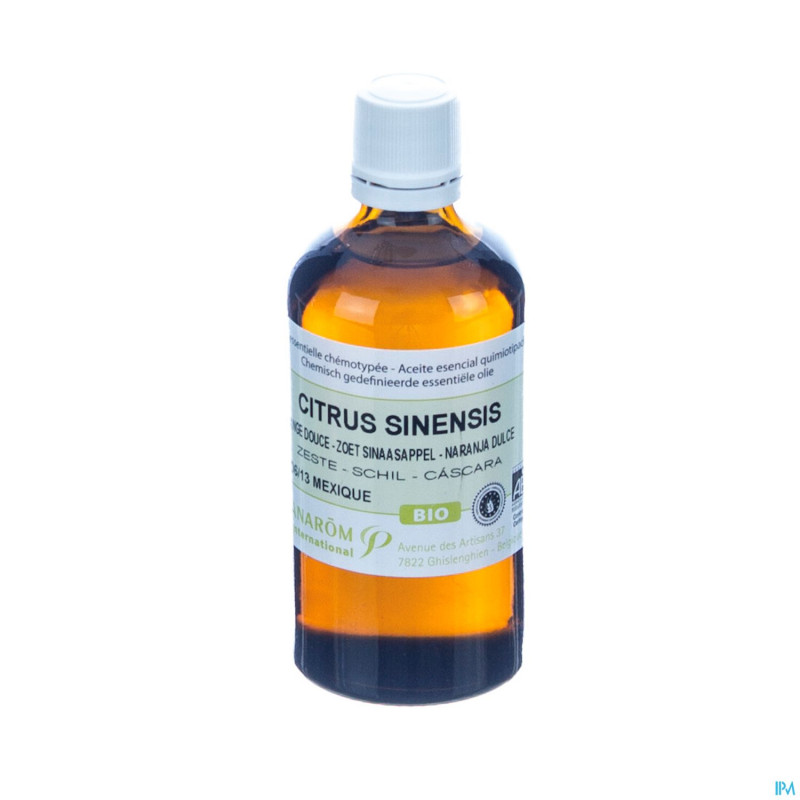 Orange douce bio    hle ess 100ml pranarom