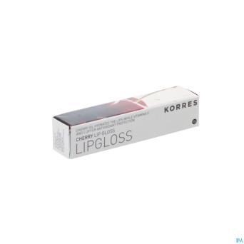 Korres km gloss cherry vanilla plum    6ml
