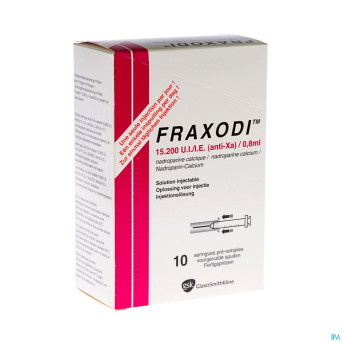 Fraxodi pi pharma ser prerempl 10x0,8ml pip