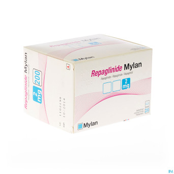 Repaglinide mylan comp 200 x 2 mg