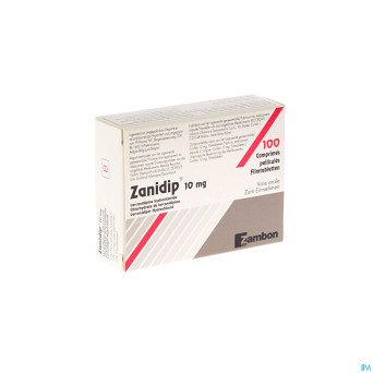 Zanidip pi pharma comp 98 x 10 mg pip