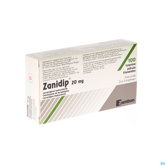 Zanidip pi pharma comp 98 x 20 mg pip