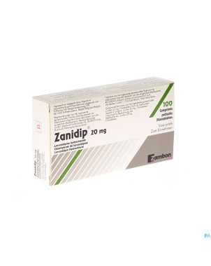 Zanidip pi pharma comp 98 x 20 mg pip