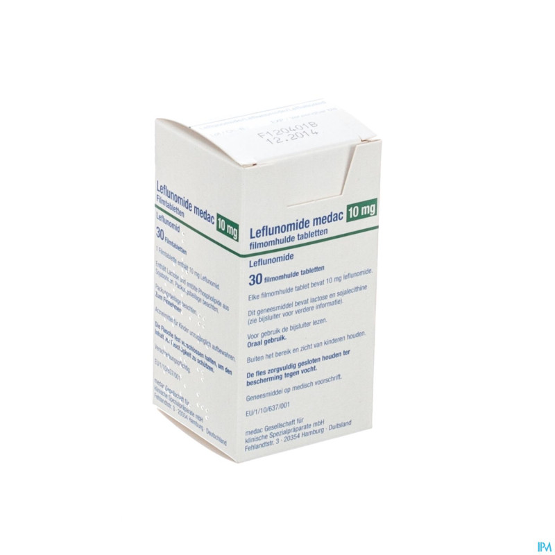 Leflunomide medac comp pell  30 x 10 mg