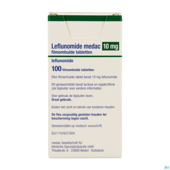 Leflunomide medac comp pell 100 x 10 mg