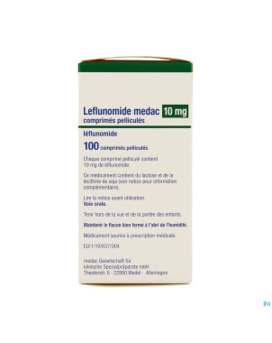 Leflunomide medac comp pell 100 x 10 mg
