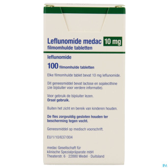 Leflunomide medac comp pell 100 x 10 mg