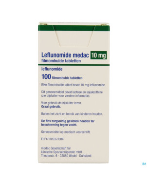 Leflunomide medac comp pell 100 x 10 mg