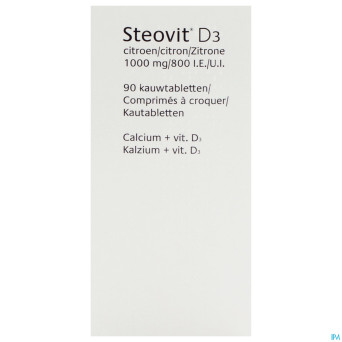 Steovit forte 1000mg/800ui tablcont 90