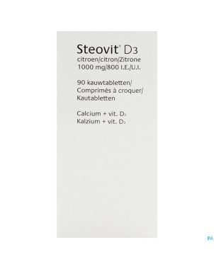 Steovit forte 1000mg/800ui tablcont 90