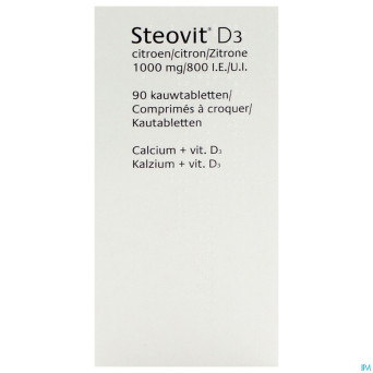 Steovit forte 1000mg/800ui tablcont 90