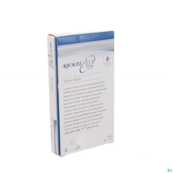 Aquacel ag pans hydrofiber+renfort fibre 1x45cm 5