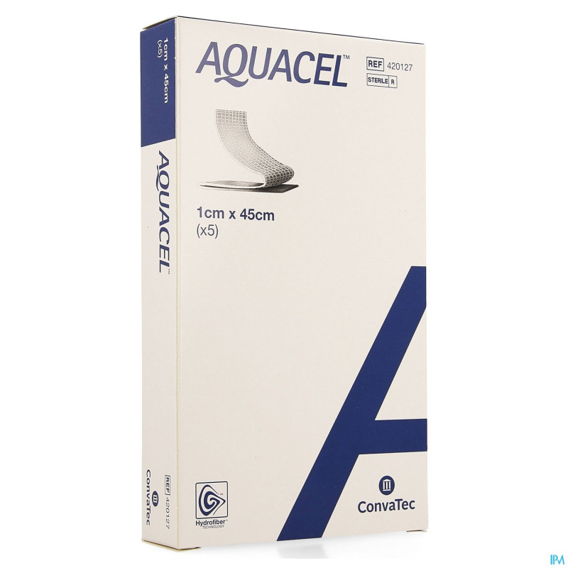 Aquacel pans hydrofiber+renfort fibre 1x45cm 5