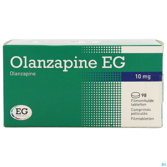 Olanzapine eg 10 mg comp pell 98 x 10,0 mg