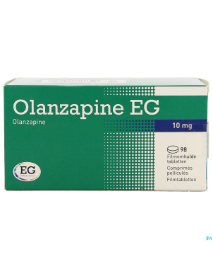 Olanzapine eg 10 mg comp pell 98 x 10,0 mg