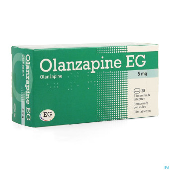 Olanzapine eg  5 mg comp pell 28 x  5,0 mg