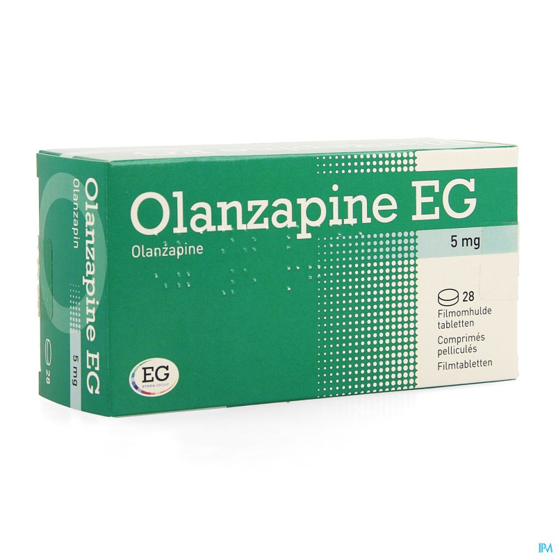 Olanzapine eg  5 mg comp pell 28 x  5,0 mg