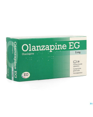 Olanzapine eg  5 mg comp pell 28 x  5,0 mg