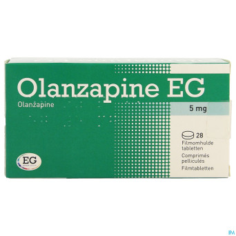 Olanzapine eg  5 mg comp pell 28 x  5,0 mg
