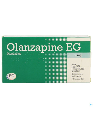 Olanzapine eg  5 mg comp pell 28 x  5,0 mg