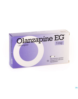 Olanzapine eg  5 mg comp pell 56 x  5,0 mg