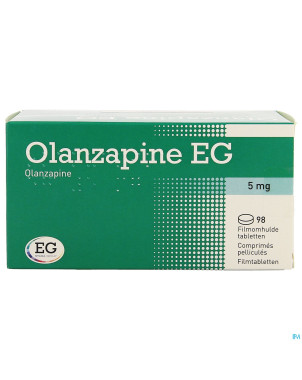Olanzapine eg  5 mg comp pell 98 x  5,0 mg