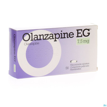 Olanzapine eg 7,5 mg comp pell 56 x  7,5 mg