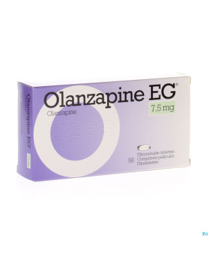 Olanzapine eg 7,5 mg comp pell 56 x  7,5 mg