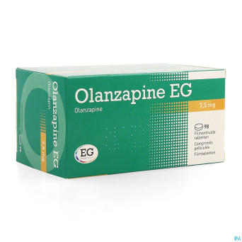 Olanzapine eg 7,5 mg comp pell 98 x  7,5 mg