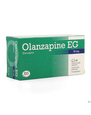 Olanzapine eg 10 mg comp pell 28 x 10,0 mg