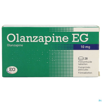 Olanzapine eg 10 mg comp pell 28 x 10,0 mg