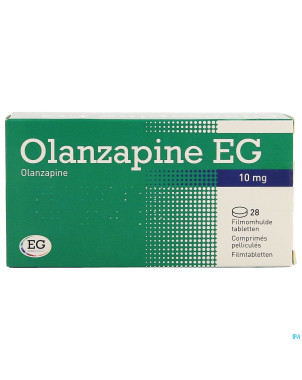 Olanzapine eg 10 mg comp pell 28 x 10,0 mg