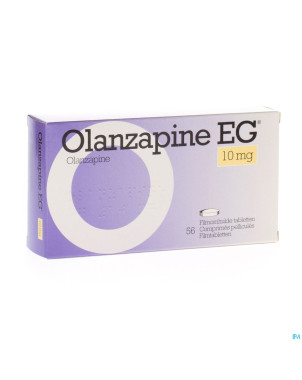 Olanzapine eg 10 mg comp pell 56 x 10,0 mg