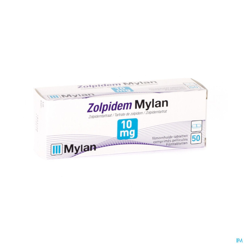 Zolpidem mylan 10mg tabl 50 x 10 mg