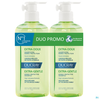 Ducray extra doux sh duo 2x400ml