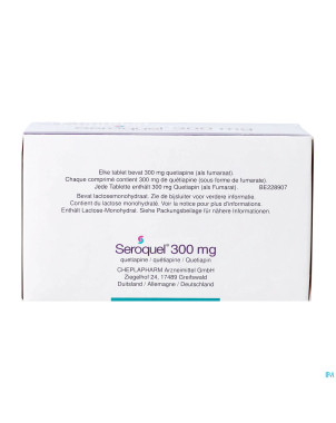 Seroquel 300 comp 100 x 300 mg