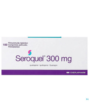 Seroquel 300 comp 100 x 300 mg