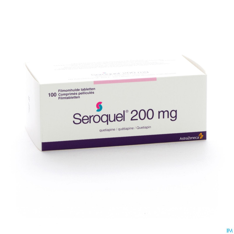 Seroquel 200 comp 100 x 200 mg
