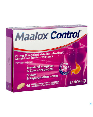 Maalox control 20 mg comp gastro resist 14