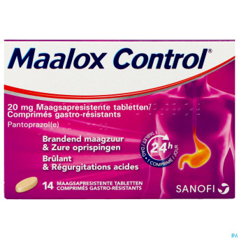 Maalox control 20 mg comp gastro resist 14